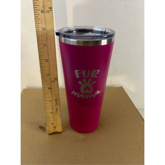 Fur mama 8" travel cup tumber lid new - Picture 4 of 4